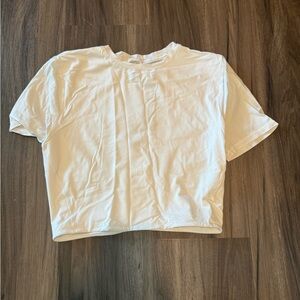 Lululemon Wundermost Ultra-Soft Nulu Cropped Crewneck Shirt